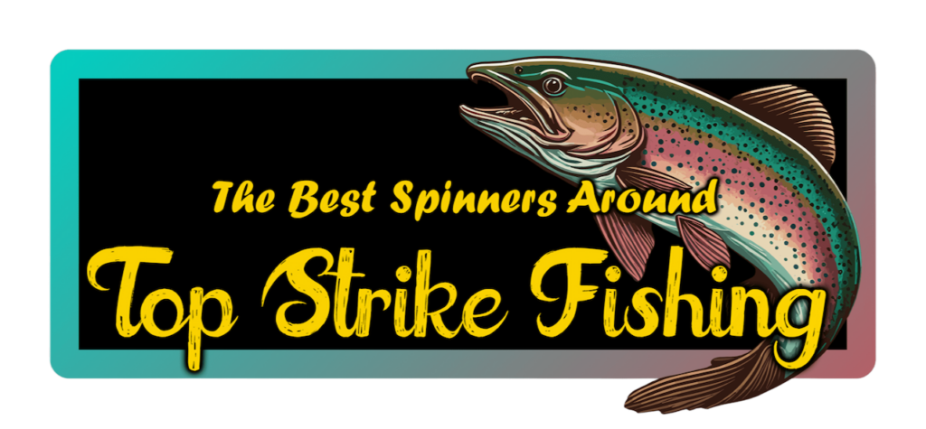 Logo for Top Strike Fishing's inline spinners.
